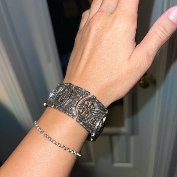 Brighton gold and silver Cross bracelet - Picture 1 of 11